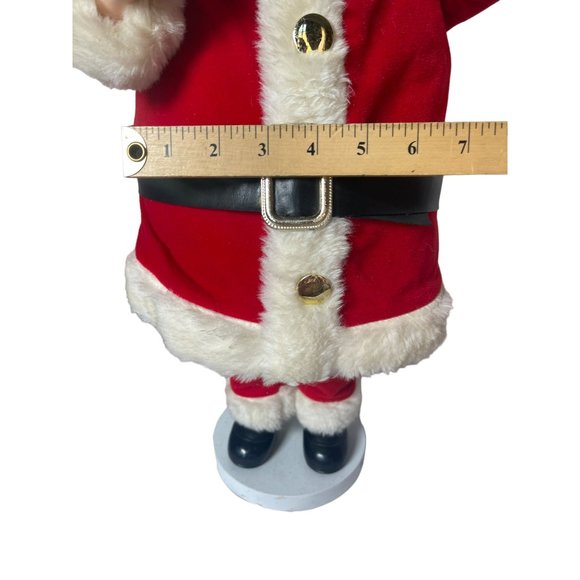 Vintage Rennoc Animated Motion Santa Claus Display Light Up Moving Candle 24”T - Picture 12 of 12